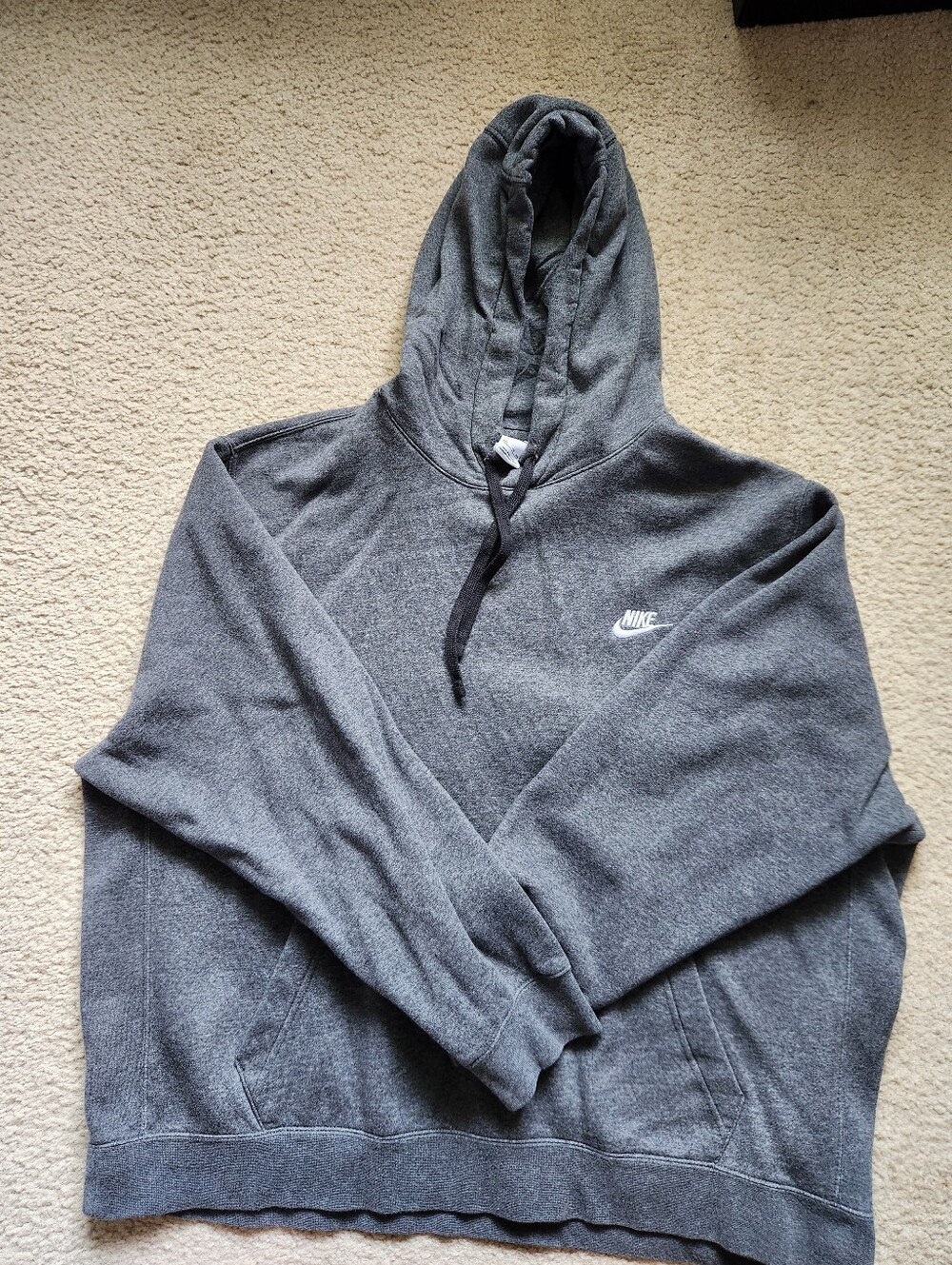 Nike Men's Charcoal Gray Hoodie Size XXL